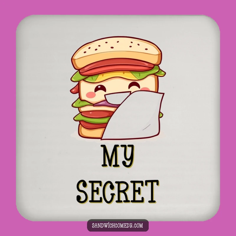 Funny Peek-a-Boo Sandwich Coasters, Protect Surfaces with Playful, Funny Charm